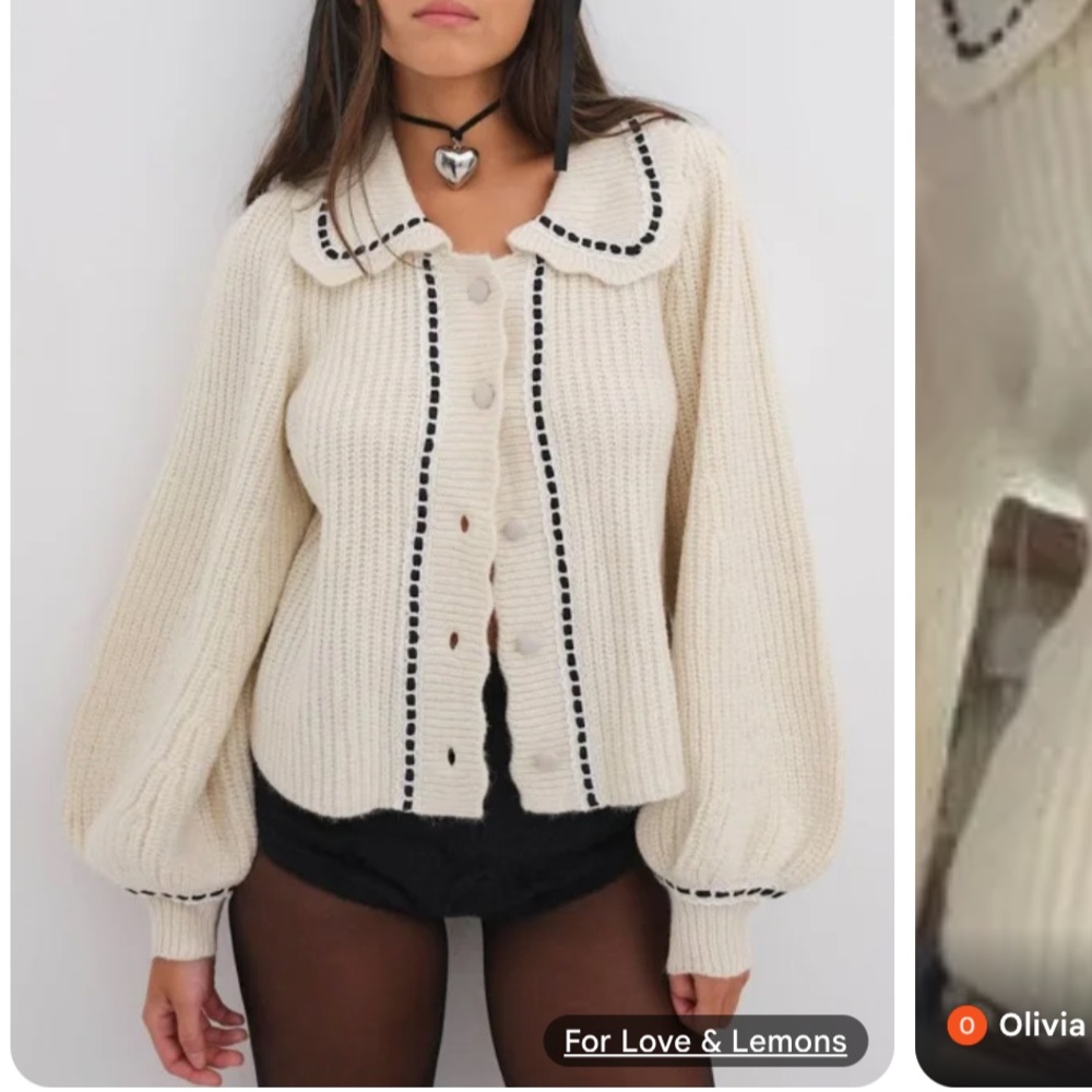 For Love And Lemons Jane Cardigan